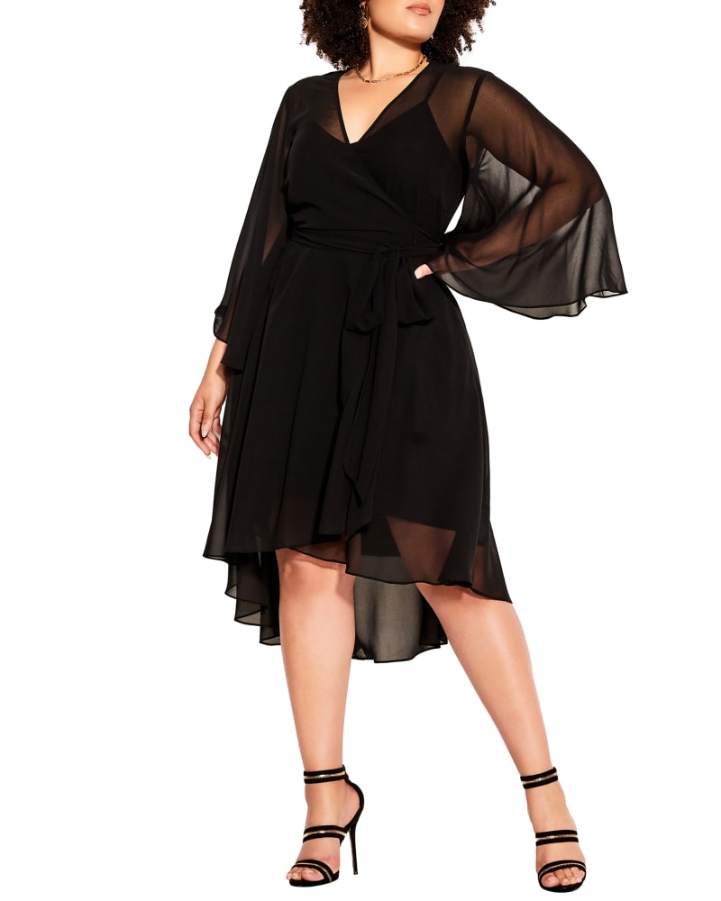 Plus size model wearing Stevie Dress by City Chic | Dia&Co | dia_product_style_image_id:186882